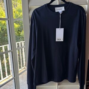 Frame Denim Black Long Sleeve Shirt